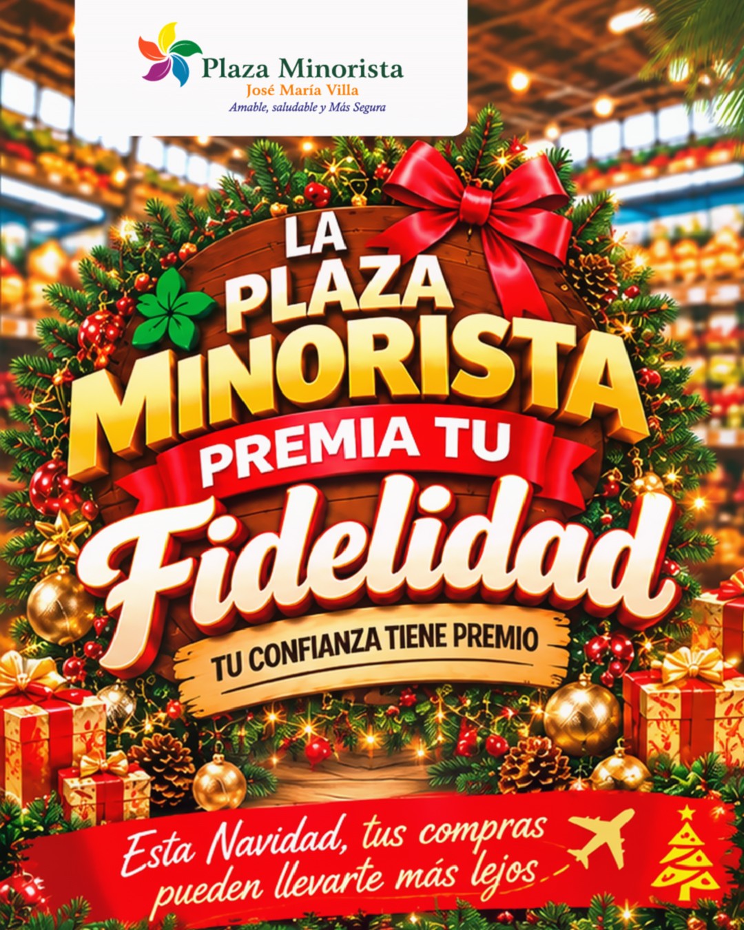 Afiche oficial: La Plaza Minorista Premia tu Fidelidad